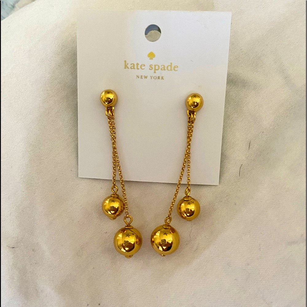 Kate Spade ♠️ Ball Linear Earrings
